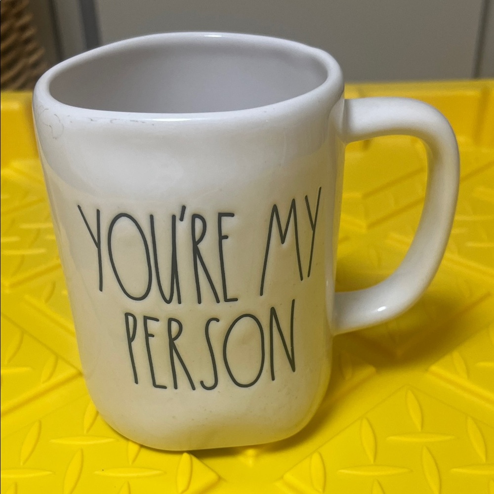 Charming White Mug with Heartfelt Message